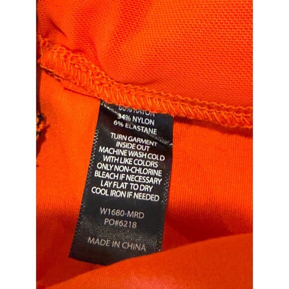 Betabrand Women's Monroe Crop Trouser Burnished Coral Size PXL NEW - Picture 4 of 6